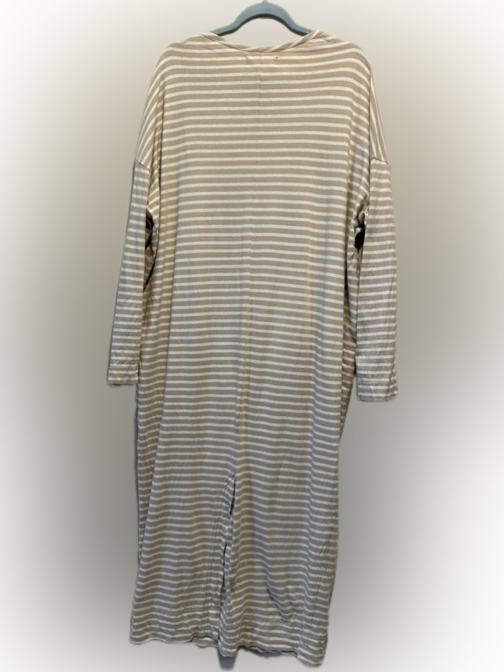 Free People Striped Maxi Dress in Beige and White - Picture 3 of 6